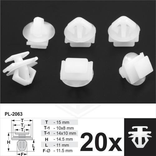 20x fits for peugeot plastic - fits,