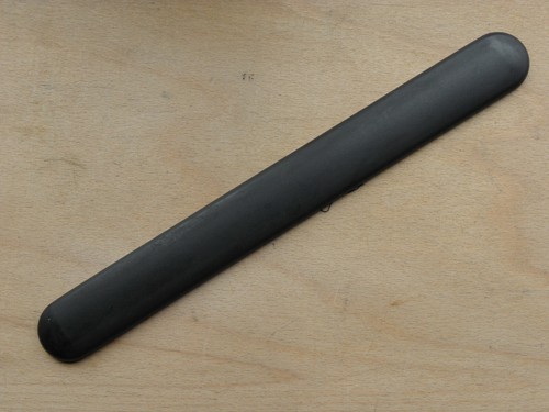 Black long rubber - long,