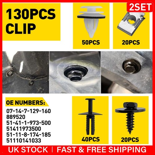 Car undertray body trim clips - car,